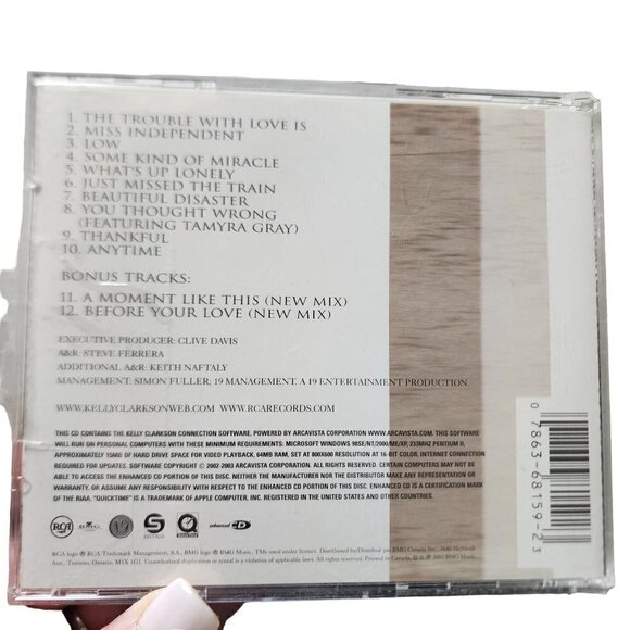 Kelly Clarkson Thankful CD - Picture 4 of 4